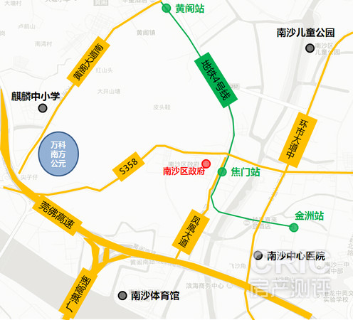 项目所在区位图
